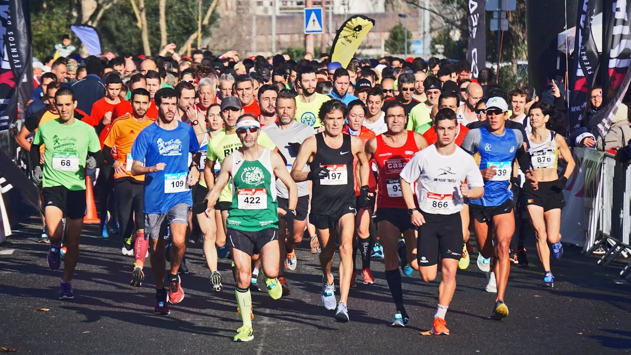 Départ d'une course 10km